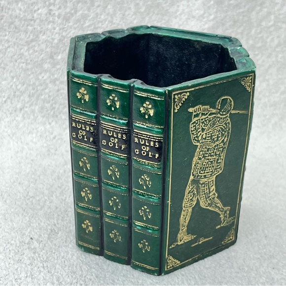 Vintage Rules of Golf Hexagonal Pencil Cup-Professional-Sports-Office-Business - Picture 2 of 5